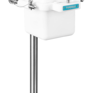 Stelaż do uchwytów i pojemników PuroVaso 240, montowany do podłogi lub zawieszony dla przemysłu farmaceutycznego, spożywczego i kosmetycznego